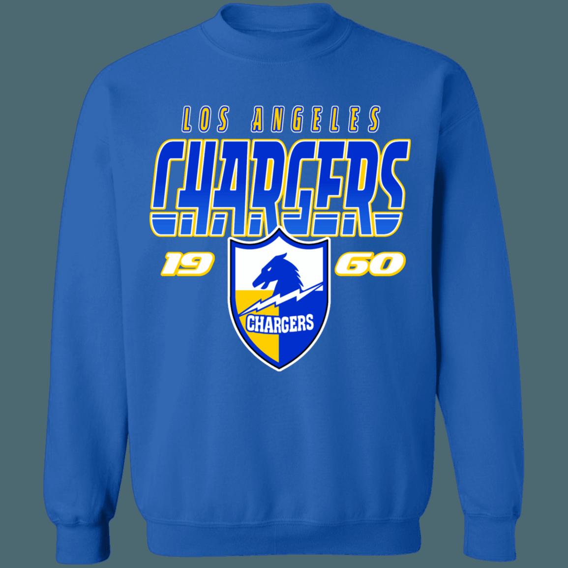 Los Angeles LA Chargers Vintage NFL Crewneck Sweatshirt Hoodie Shirt Gifts for Fans - Image 2