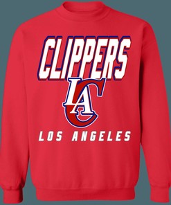 Los Angeles LA Clippers Vintage NBA Crewneck Sweatshirt Hoodie Shirt Gifts for Fans