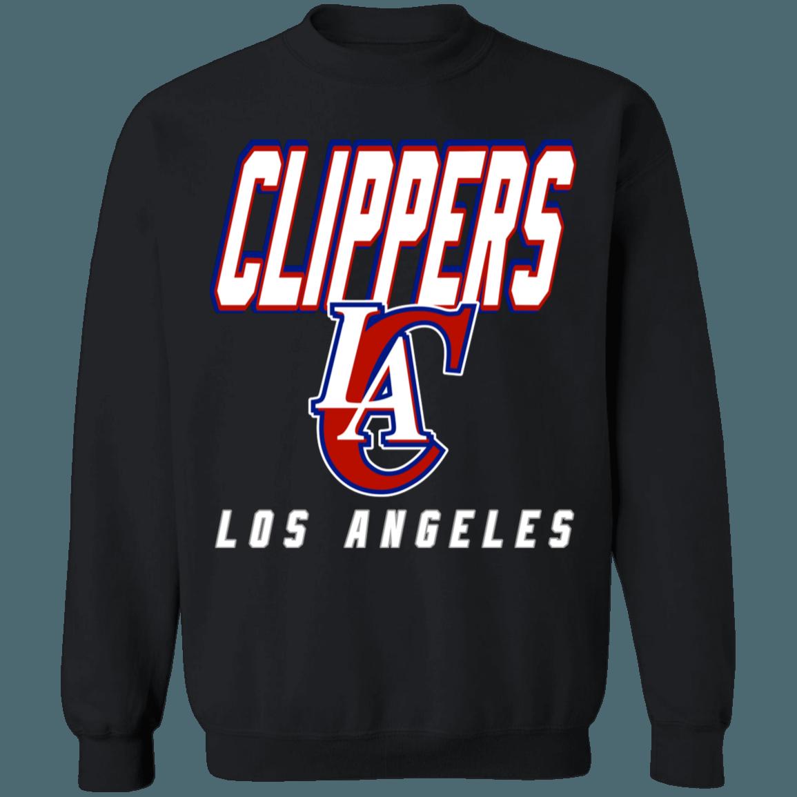 Los Angeles LA Clippers Vintage NBA Crewneck Sweatshirt Hoodie Shirt Gifts for Fans - Image 2