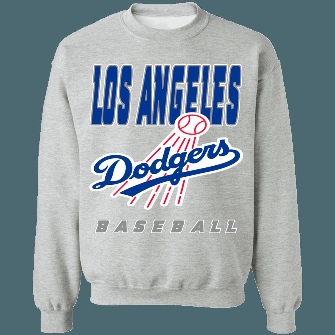 Los Angeles LA Dodgers 1990's Retro MLB Crewneck Sweatshirt Hoodie Shirt Gifts for Fans - Image 2