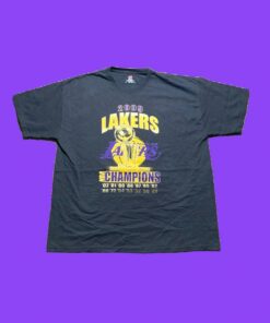 Los Angeles Lakers 2009 NBA Finals Champions Tshirt Hoodie Crewneck Sweatshirt Reprinted Full Color Full Size Gifts for NBA Fans