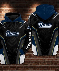 Los Angeles Rams Nfl Football 3D Hoodie For Men For Women Los Angeles Rams All Over Printed Hoodie