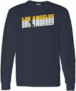 Los Angeles Retro Repeat - Sport Shirt Sweatshirt Pullover Hoodie Reprinted Full Color Full Size