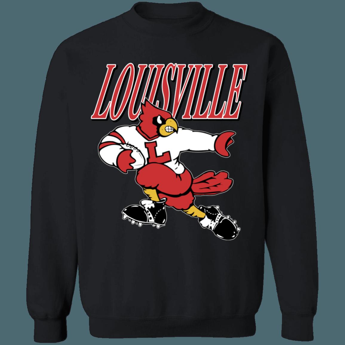 Louisville Cardinals Vintage NCAA Football Crewneck Sweatshirt Hoodie Shirt Gifts for Fans
