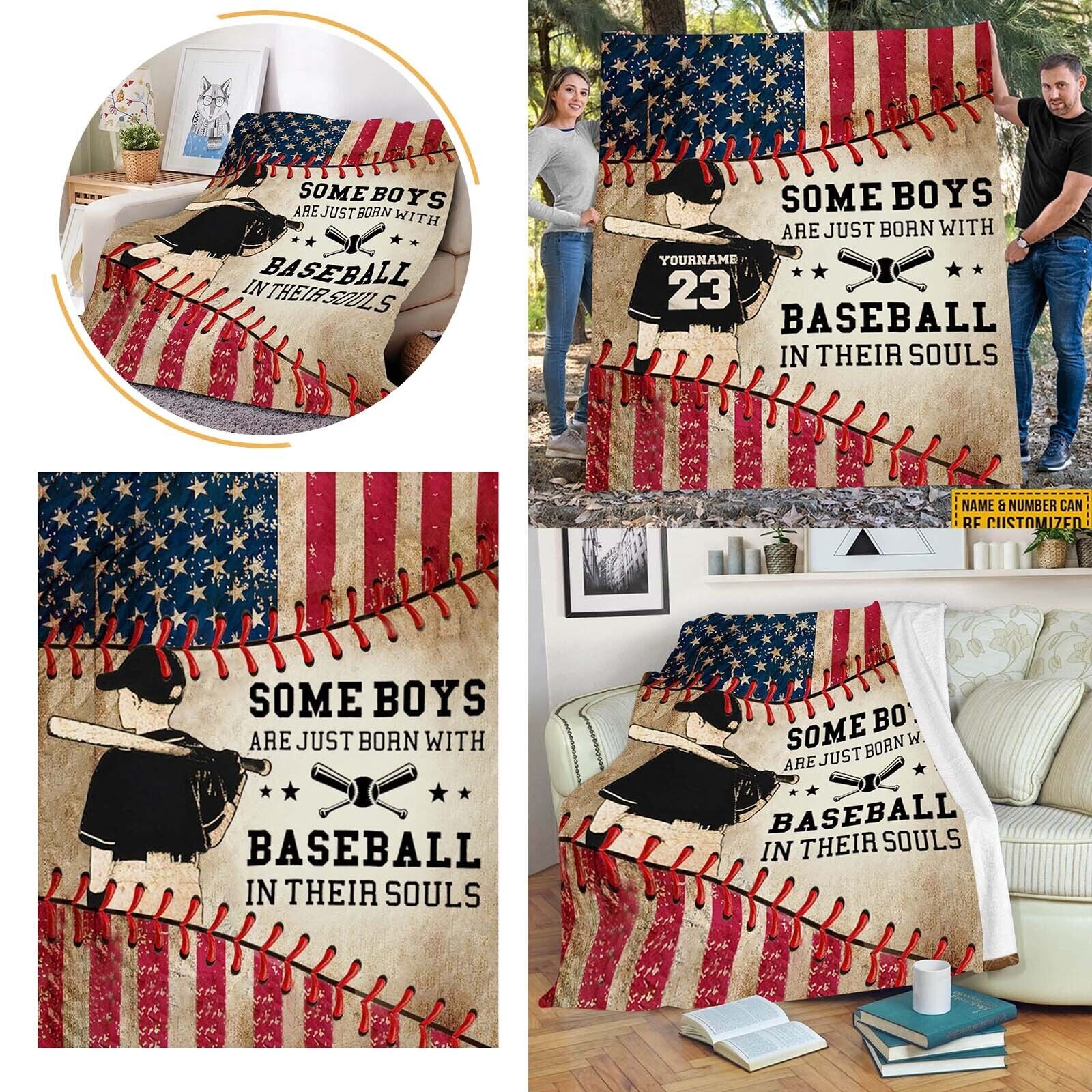 Love Baseball Blanket