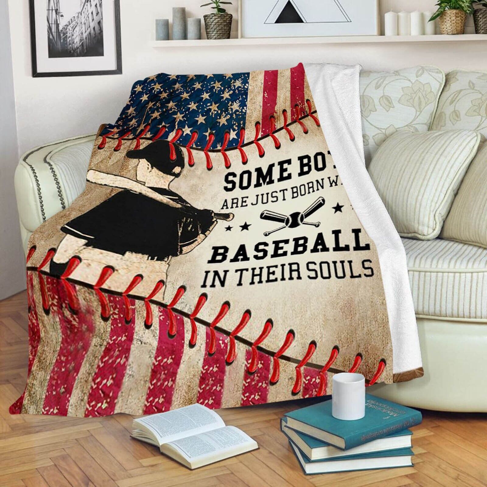 Love Baseball Blanket