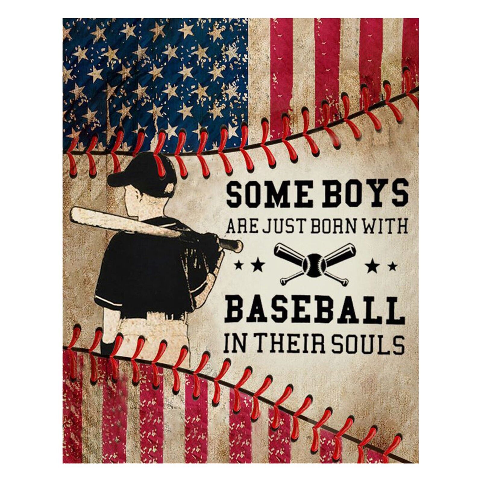Love Baseball Blanket