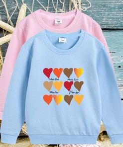 Love Crewneck Sweatshirt, Valentines Heart Sweatshirt, Love Shirt Women, Valentine's Day Gift