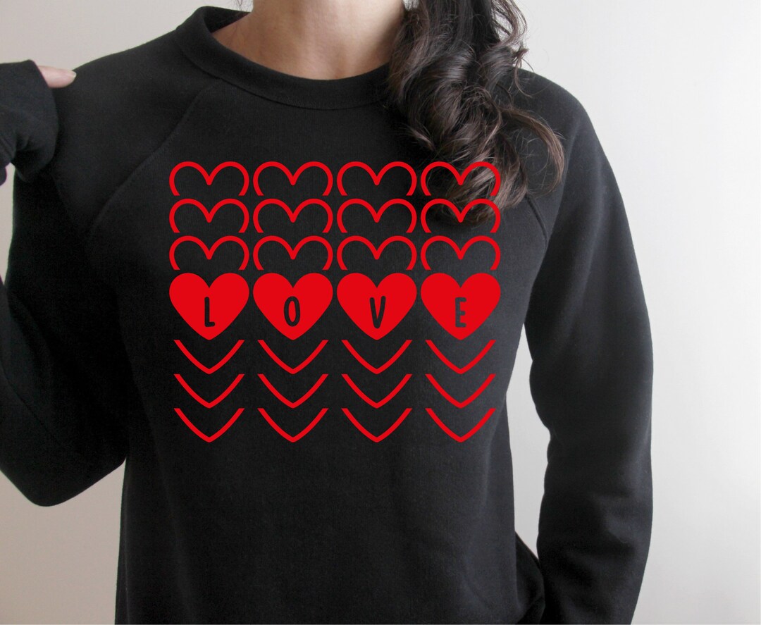 Love Heart Echo, Valentine's Shirt Sweatshirt, Valentine's Day Shirt Sweatshirt, Valentine's Day Gift, Love Shirt