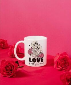 Love Is All You Need Valentine's Day Mug, Valentine's Day Gift, St, Valentine's Day