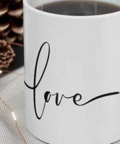 Love Mug, Love Cup, Christian Mug, Coffee Mug, Inspirational Gift, Tea Cup