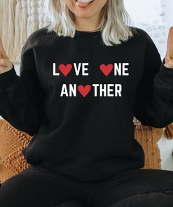 Love One Another, Sol's Unisex Organic Sweatshirt