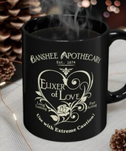 Love Potion Mug, Witch Mug, Witchy Mug, Kitchen Witch Mug, Valentine Mug, Valentines Day Gift