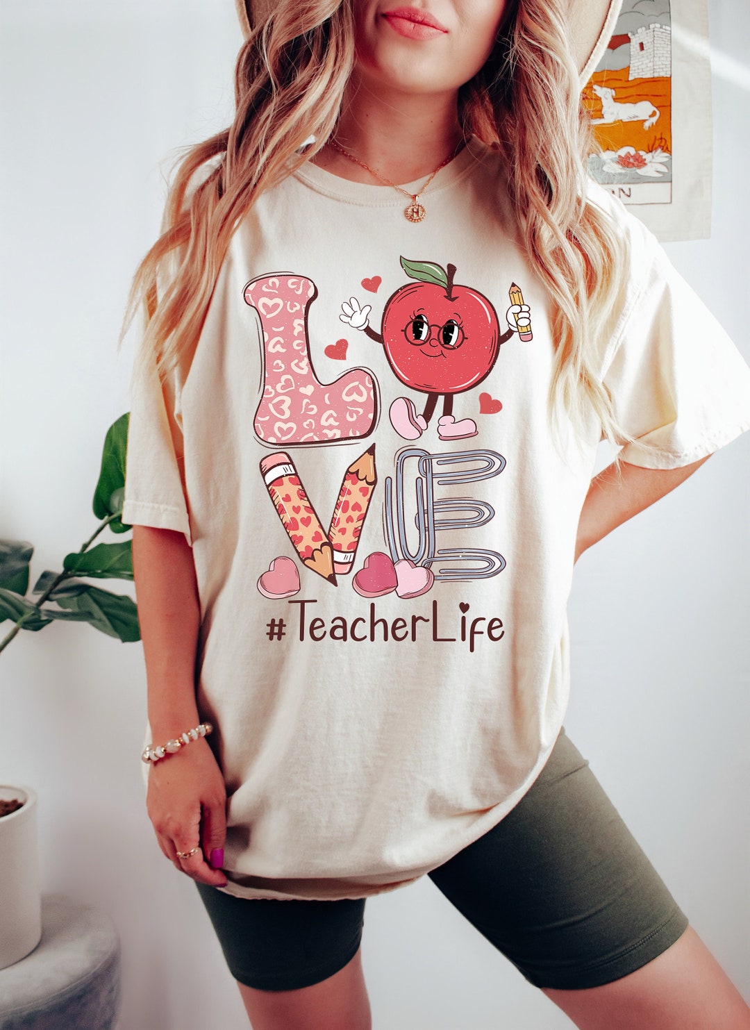 Love Teacher Valentine Shirt, Teacher Valentines Gift, Candy Conversation Hearts Shirt, Leopard Print Tshirt, Trendy Retro Valentines Day Outfit