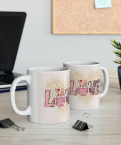 Love Xoxo Xoxo Coffee Mug Coffee Is My Valentine, Valentine Mug, Valentine Ceramic Mug