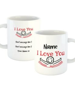 Love You This Much Personalised Mug Valentine Day Gifts
