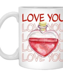 Love You Valentine Mug - Heart Valentine Mug - Valentine For Him - Valentine For Her - Valentine Gift