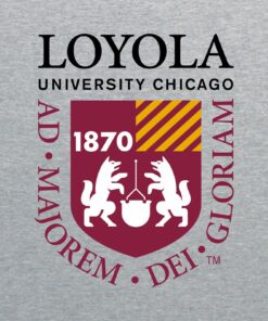 Loyola Chicago Ramblers Institutional Logo Shirt Sweatshirt Pullover Hoodie Reprinted Full Color Full Size