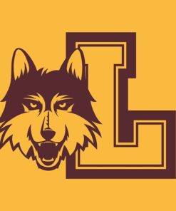 Loyola University Chicago Ramblers Primary Logo Licensed Shirt Sweatshirt Pullover Hoodie Reprinted Full Color Full Size