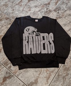 Made In Usa Oakland Raiders Garan Tshirt Pullover Hoodie Crewneck Sweatshirt Reprinted Full Color Full Size Gifts For NFL Fans
