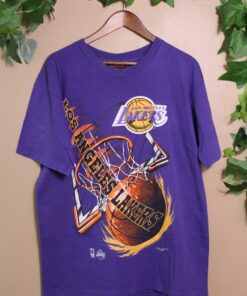 Magic Johnson Lakers Tshirt Sweatshirt Hoodie Crewneck Sweatshirt Pullover Reprinted Full Color Full Size Gifts for NBA Fans