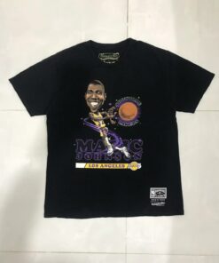 Magic Johnson Tshirt Hoodie Crewneck Sweatshirt Reprinted Full Color Full Size Gifts for NBA Fans