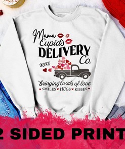 Mama Cupid's Delivery Co Sweatshirt: Valentine's Day and Family Theme