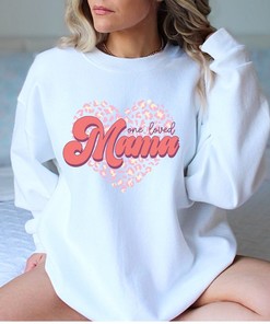 Mama valentines Sweater, Valentines gift, Cut valentines Shirt, Unisex Crewneck Sweatshirt