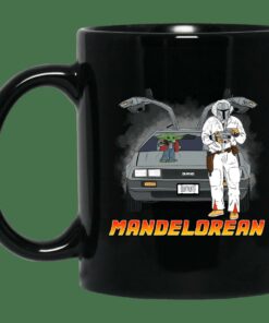 MandElorean Black Mug Gifts for Friends, Gifts for Valentine Day, Coulpe Gifts