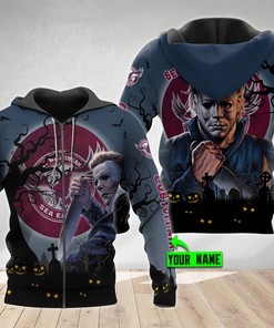 Manly Warringah Sea Eagles 3D Hoodie Nrl Custom Name 3D All Over Printed Hoodie