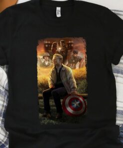 Marvel Avengers Captain America One Last Mission Steve Rogers Unisex T-shirt Birthday Shirt Gift For Men Women Kid Hoodie Sweatshirt Toddler