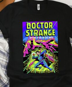 Marvel Avengers Doctor Strange Mystic Arts Neon Graphic Lover Unisex T-shirt Kid shirt Gift for Birthday Adult Tee