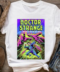 Marvel Avengers Doctor Strange Mystic Arts Neon Graphic Lover Unisex T-shirt Kid shirt Gift for Birthday Adult Tee