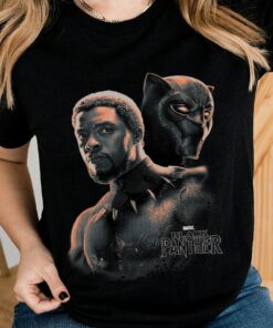 Marvel Black Panther 2 Movie Portrait T-Shirt, Legend King T'chala Chadwick Boseman Wakanda Forever Shirt, Balck Panther 2022 Movie T-Shirt