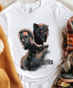 Marvel Black Panther 2 Movie Portrait T-Shirt, Legend King T'chala Chadwick Boseman Wakanda Forever Shirt, Balck Panther 2022 Movie T-Shirt