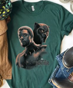 Marvel Black Panther 2 Movie Portrait T-Shirt, Legend King T'chala Chadwick Boseman Wakanda Forever Shirt, Balck Panther 2022 Movie T-Shirt