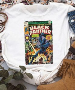 Marvel Black Panther Vintage Comic Book Wakanda Forever Unisex T-shirt Birthday Shirt Gift For Men Women Kid Hoodie Sweatshirt Toddler Shirt