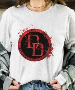 Marvel Daredevil Matt Murdock Logo Splatter Graphic Shirt, MCU Universe Fans Gift Unisex T-shirt Family Birthday Gift Adult Kid Toddler Tee