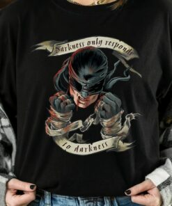Marvel Daredevil Movie Darkness Responds Graphic Shirt, MCU Studios Holiday Trip Unisex T-shirt Family Birthday Gift Adult Kid Toddler Tee