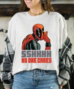 Marvel Deadpool Shhhh T-Shirt, Funny Marvel Comic Avengers Gift T-shirt, Disneyland Family Vacation Gift Unisex T-shirt Kid Shirt