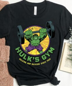 Marvel Incredible Hulk, Hulk's Gym T-Shirt, The Hulk 1960s Shirt, Vintage Hulk Shirt, Disneyland Family Trip Gift Unisex T-shirt