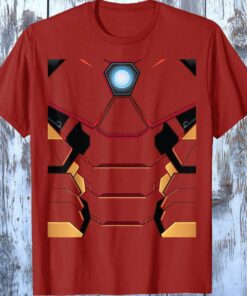 Marvel Iron Man Tony Stark Costume T-Shirt, Tony Stark Suit Shirt, Marvel Disneyland Family Trip Vacation Gift Unisex Adult T-shirt Kid Tee