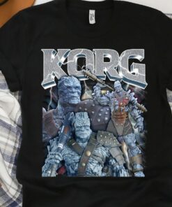 Marvel Korg Portrait Thor MCU Fans Lover T-Shirt Unisex T-shirt Birthday Shirt Gift For Men Women Kid Hoodie Sweatshirt Toddler Shirt