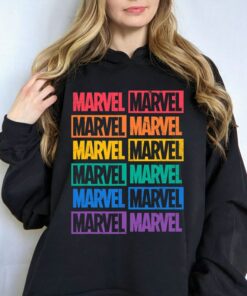Marvel Logo Print Pride T-Shirt, LGBT Pride Shirt, Marvel Disneyland Holiday Vacation Gift Unisex Adult T-shirt Kid Shirt