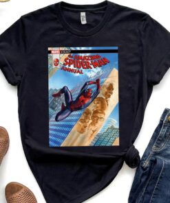 Marvel Spider-Man Legacy Annual Comics Book Cover Shirt, MCU Fans Gift, Unisex T-shirt Family Birthday Gift Adult Kid Toddler Tee