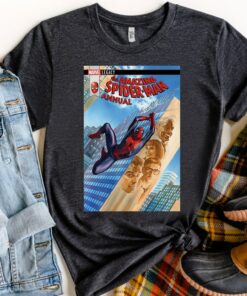 Marvel Spider-Man Legacy Annual Comics Book Cover Shirt, MCU Fans Gift, Unisex T-shirt Family Birthday Gift Adult Kid Toddler Tee