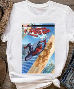 Marvel Spider-Man Legacy Annual Comics Book Cover Shirt, MCU Fans Gift, Unisex T-shirt Family Birthday Gift Adult Kid Toddler Tee