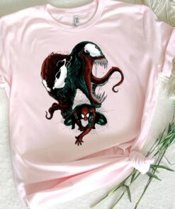 Marvel Spider-Man Venom and Carnage Graphic Shirt, MCU Fans Gift, Unisex T-shirt Family Birthday Gift Adult Kid Toddler Comfort Colors Tee
