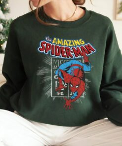 Marvel The Amazing Spider-Man Vintage Comic, Marvel Avenger Superhero Unisex T-shirt Family Birthday Gift Adult Kid Toddler Tee