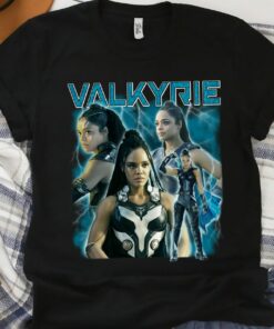 Marvel Valkyrie Portrait Thor MCU Fans Lover T-Shirt Unisex T-shirt Birthday Shirt Gift For Men Women Kid Hoodie Sweatshirt Toddler Shirt